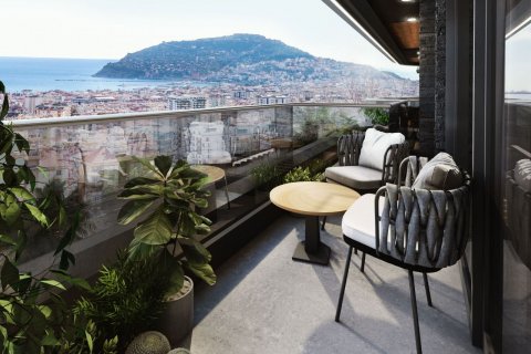 1+1 Lägenhet  i Alanya, Antalya, Turkiet Nr. 99408
