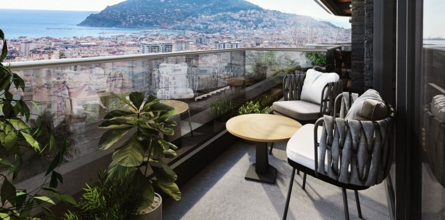 1+1 Leilighet  i Alanya, Antalya, Tyrkia Nr. 99408