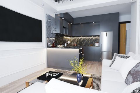 1+1 Apartment in Blue Sky Residence, Alanya, Antalya, Turkey No. 90689