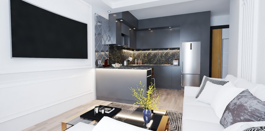 1+1 Wohnung in Blue Sky Residence, Alanya, Antalya, Türkei Nr. 90689