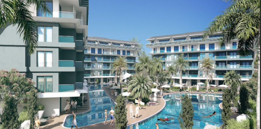 1+1 Apartment  in Oba, Antalya, Turkey No. 105540