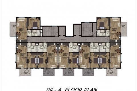 1+1 Wohnung  in Demirtas, Alanya, Antalya, Türkei Nr. 96487 - 18