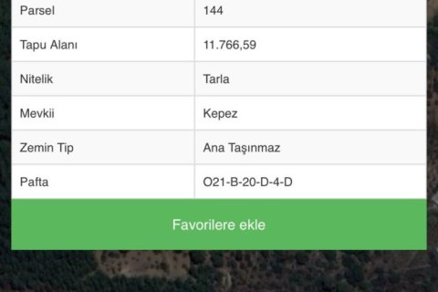 Продажа земельного участка  в Фетхие, Мугле, Турция, 4706м2, №225520 – фото 2