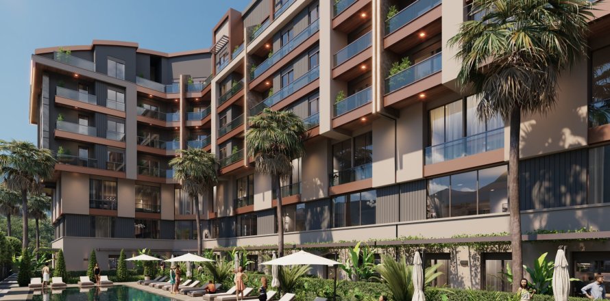 1+1 Lägenhet  i Antalya, Turkiet Nr. 226991