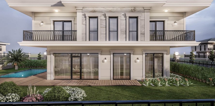 Вилла в Sea Palm Villas 5+1, Бююкчекмедже, Стамбул, Турция №90278