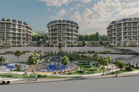 Daire Eco Blue 1+1, Kargıcak, Alanya, Antalya, Türkiye №136571
