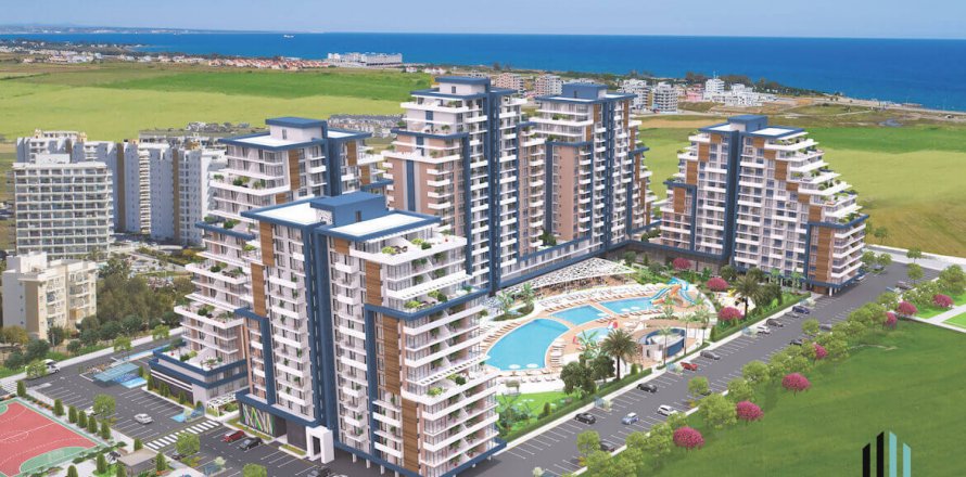 1+1 Lägenhet i Long Beach, Iskele, Nr. 87506