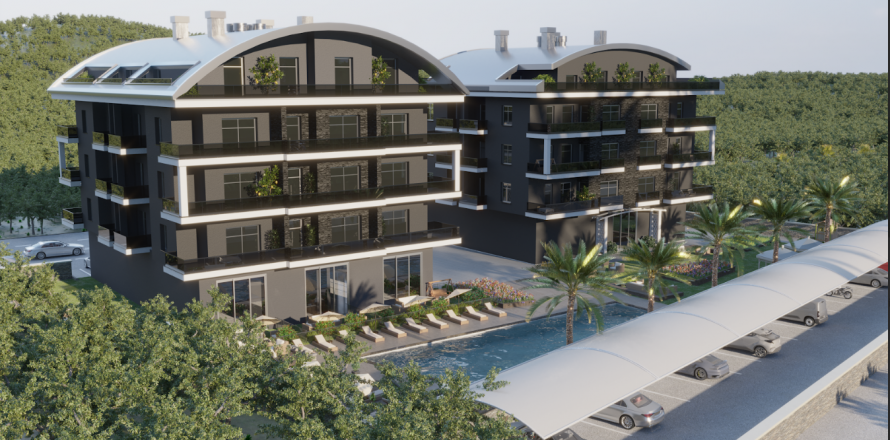 2+1 Takleilighet i Oba, Antalya, Tyrkia Nr. 98611