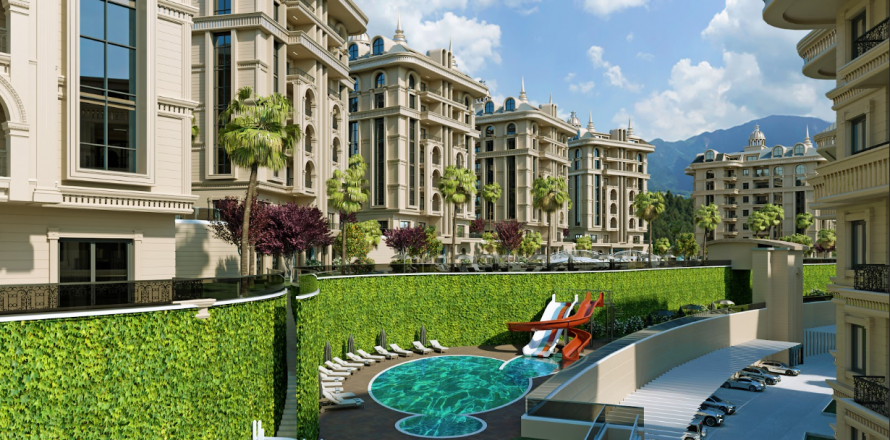 2+1 Lägenhet i Oba, Antalya, Turkiet Nr. 107415