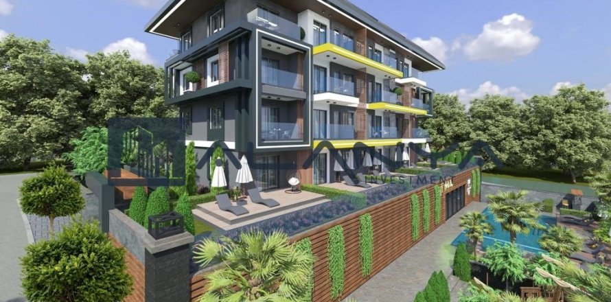 1+1 Leilighet i Kestel, Antalya, Tyrkia Nr. 97036