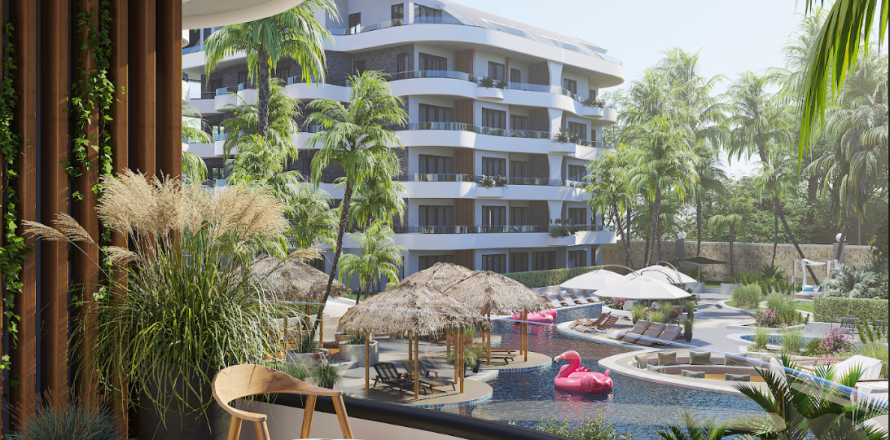 1+1 Leilighet i Oba, Antalya, Tyrkia Nr. 102829
