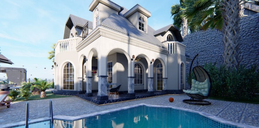 5+1 Villa i Tepe, Alanya, Antalya, Tyrkia Nr. 92575
