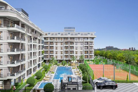 Квартира  1+1 в Каргыджаке, Аланья, Анталья, Турция №133736