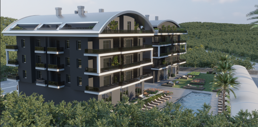 Квартира 1+1 в Оба, Анталья, Турция №98603