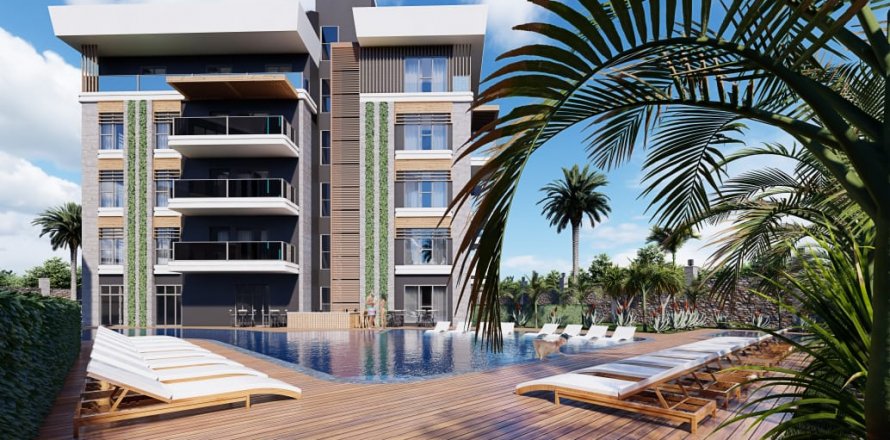 Daire 1+1 Alanya, Antalya, Türkiye №98836