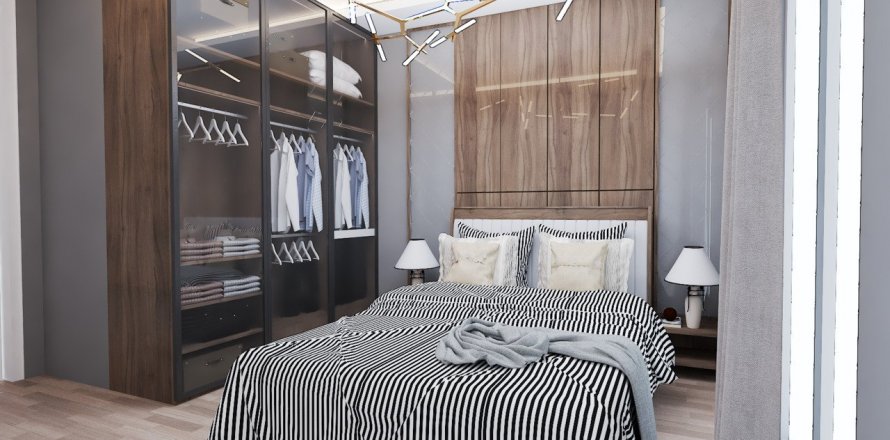 2+1 Apartment in Blue Sky Residence, Alanya, Antalya, Turkey No. 90691