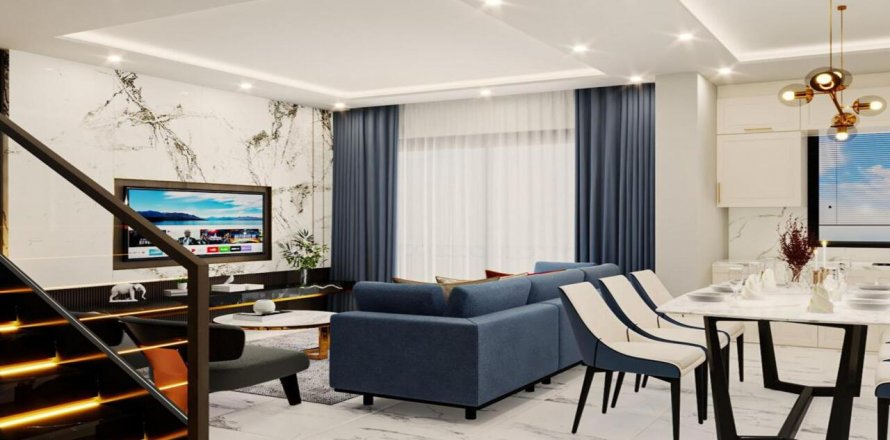 Daire HKS Insaat Residence 1+1, Demirtaş, Alanya, Antalya, Türkiye №90686