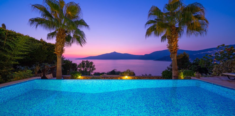 3+1 Villa  i Kalkan, Antalya, Turkiet Nr. 227192