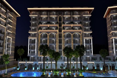 1+1 Lägenhet  i Alanya, Antalya, Turkiet Nr. 102732 - 3