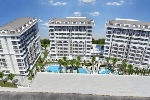 1+1 Lägenhet  i Alanya, Antalya, Turkiet Nr. 102732 - 5