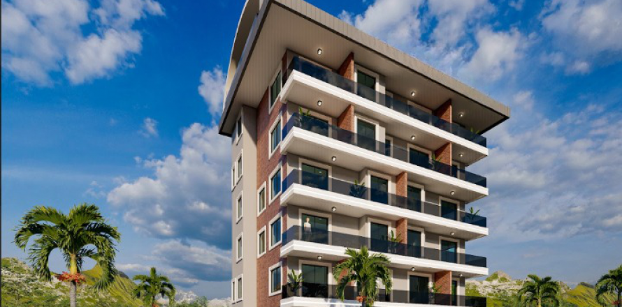 1+1 Apartment  in Oba, Antalya, Turkey No. 98590