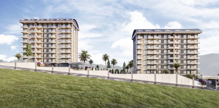 1+1 Leilighet  i Alanya, Antalya, Tyrkia Nr. 223829
