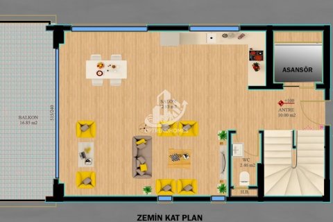 4+1 Villa i Kargicak, Alanya, Antalya, Tyrkiet Nr. 98359 - 21