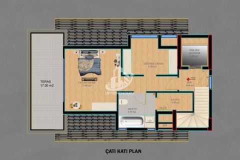 4+1 Villa i Kargicak, Alanya, Antalya, Tyrkiet Nr. 98359 - 23