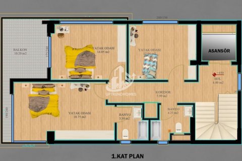 4+1 Villa i Kargicak, Alanya, Antalya, Tyrkiet Nr. 98359 - 22