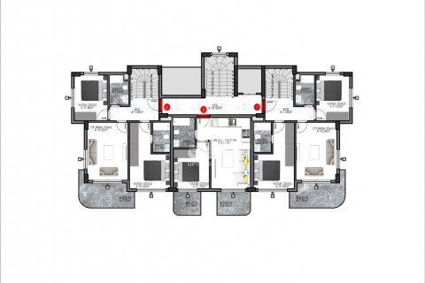 Daire 1+1 Oba, Antalya, Türkiye №98360 - 14