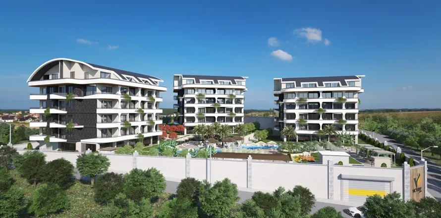 1+1 Leilighet  i Alanya, Antalya, Tyrkia Nr. 223648