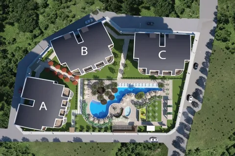 1+1 Leilighet  i Alanya, Antalya, Tyrkia Nr. 223648 - 9