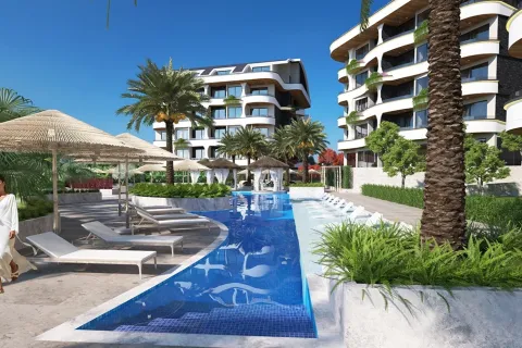 1+1 Leilighet  i Alanya, Antalya, Tyrkia Nr. 223648 - 4