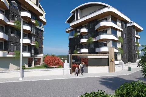 1+1 Leilighet  i Alanya, Antalya, Tyrkia Nr. 223648 - 3