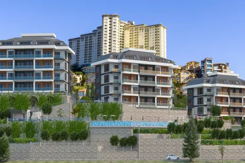 1+1 Leilighet  i Alanya, Antalya, Tyrkia Nr. 223644
