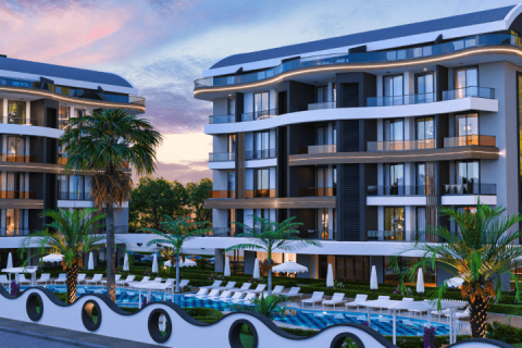 Takvåning i Oba, Antalya, Turkiet Nr. 93862 - 2
