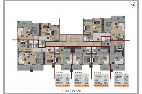 Apartment for sale  in Oba, Antalya, Turkey, 44m2, No. 95062 – photo 6