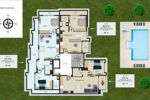 ملک تجاری در Alanya ، ترکیه 58 متر مربع. شماره 95059 - 22