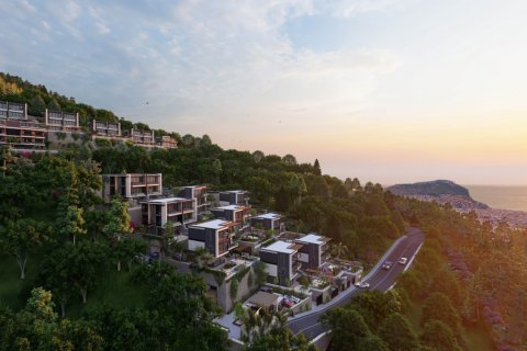 3+1 Villa  i Alanya, Antalya, Tyrkiet Nr. 104577