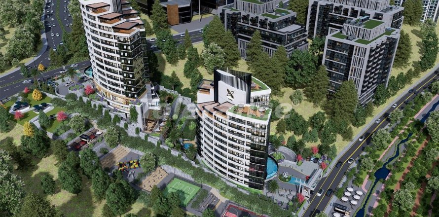 1+1 Lejlighed i Istanbul, Tyrkiet Nr. 213203