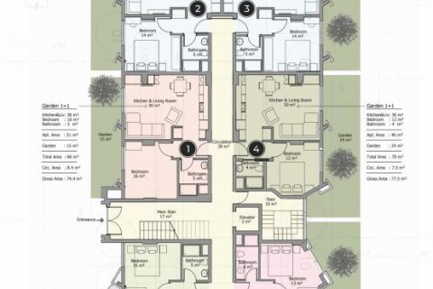 Penthouse i Mahmutlar, Antalya, Tyrkiet Nr. 93638 - 6