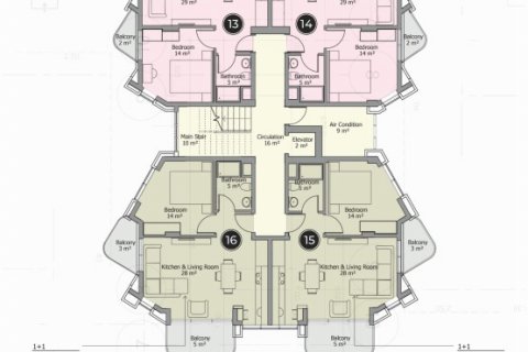 Penthouse i Mahmutlar, Antalya, Tyrkiet Nr. 93638 - 17