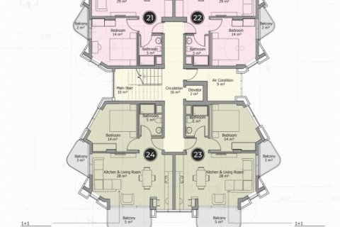 Penthouse i Mahmutlar, Antalya, Tyrkiet Nr. 93638 - 19