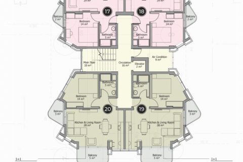 Penthouse i Mahmutlar, Antalya, Tyrkiet Nr. 93638 - 18