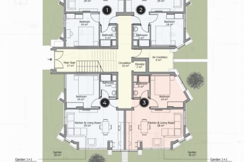 Penthouse i Mahmutlar, Antalya, Tyrkiet Nr. 93638 - 14
