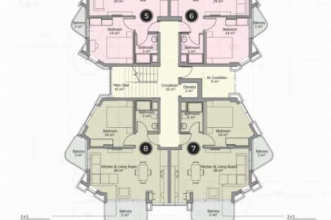 Penthouse i Mahmutlar, Antalya, Tyrkiet Nr. 93638 - 15