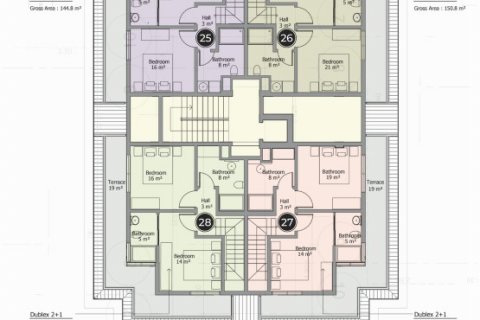 Penthouse i Mahmutlar, Antalya, Tyrkiet Nr. 93638 - 21