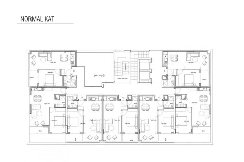 Lejlighed  i Alanya, Antalya, Tyrkiet Nr. 93636 - 9