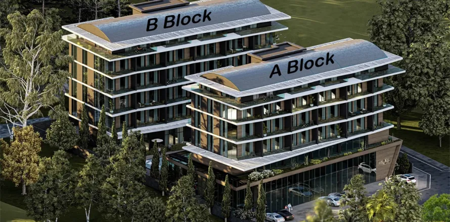 1+1 Lägenhet i Alanya, Antalya, Turkiet Nr. 223590