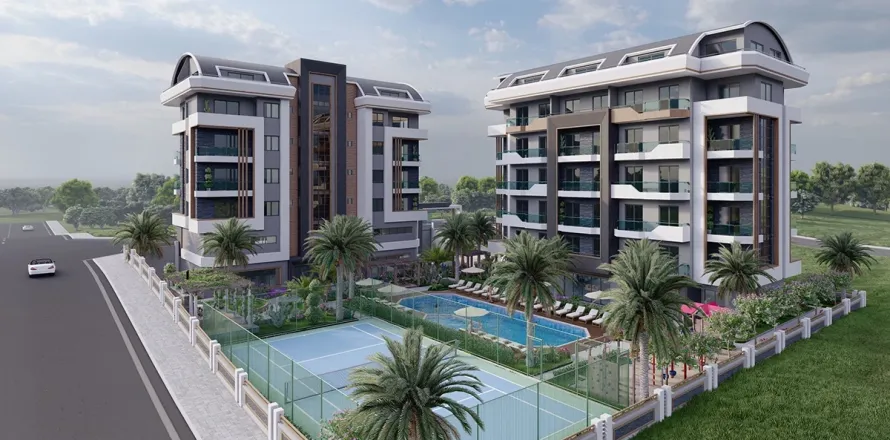 1+1 Lägenhet i Alanya, Antalya, Turkiet Nr. 223587